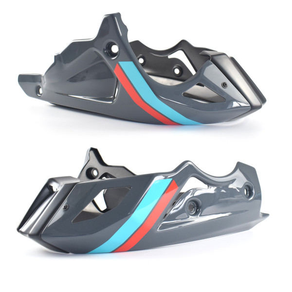 Ermax Ermax belly pan | cyan storm tri colour (storm/red/blue) | yamaha mt-07 2021>2024